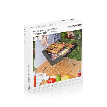 Mini-barbecue au charbon | Barbecue à charbon portable Foldecue - InnovaGoods 7