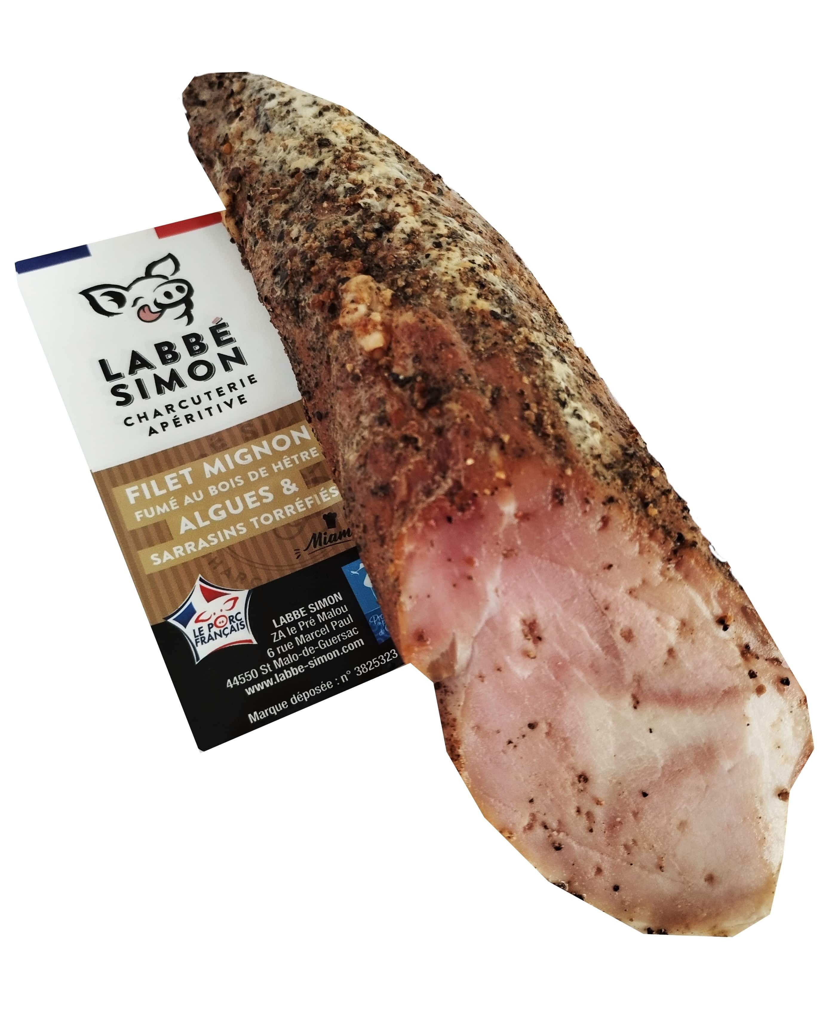 SMOKED FILLET MIGNON WITH SEAWEED AND ROASTED BUCKWHEAT