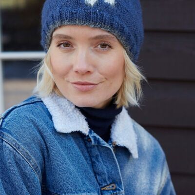 Daisy Beanie - Denim