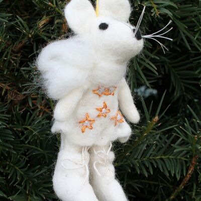 Angel Mouse Christmas Decoration - Decoration