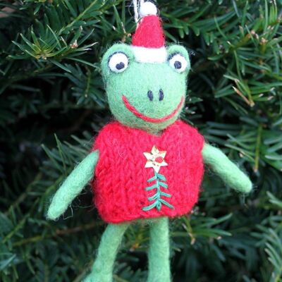 Felix The Frog Christmas Decoration - Decoration