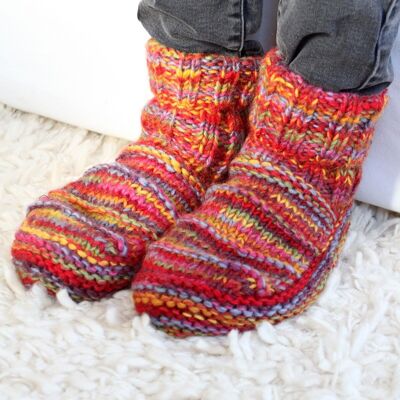 Zanzibar Lined Sofa Socks - One Colour