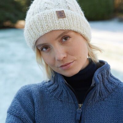 Chamonix Bobble Beanie - Cream