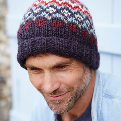 Mens Clifden Beanie Red - Red