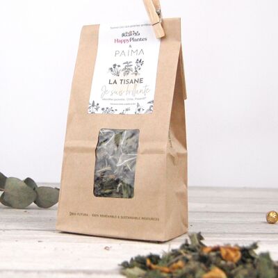 Herbal tea for oily skin - organic plant infusion