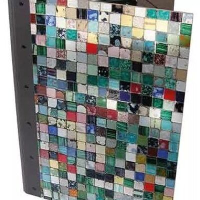 Clip folder - mosaic made of wood