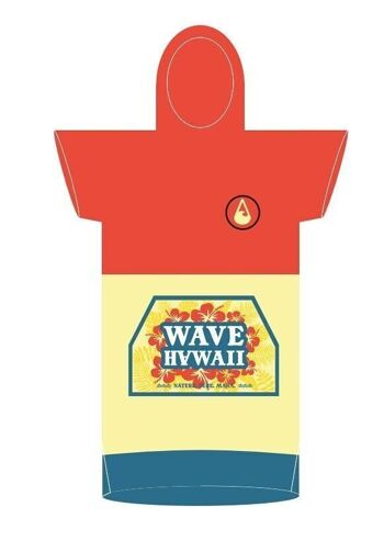 WAVE HAWAII Poncho de voyage Wailua 1