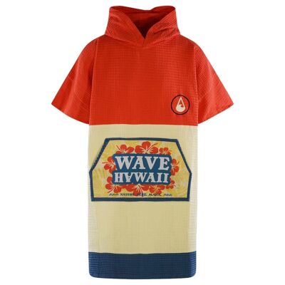 WAVE HAWAII Poncho de voyage Wailua