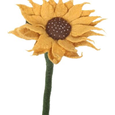 Hand Felted Sunflower - Gold