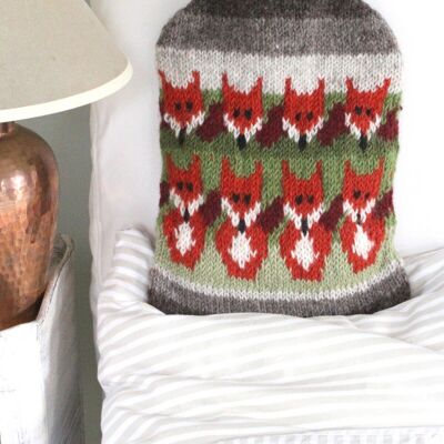 Skulk Of Foxes Hot Water Bottle - One Colour