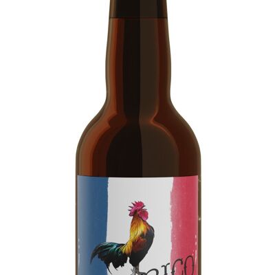Cerveza de abadía - Bandera Cocorico