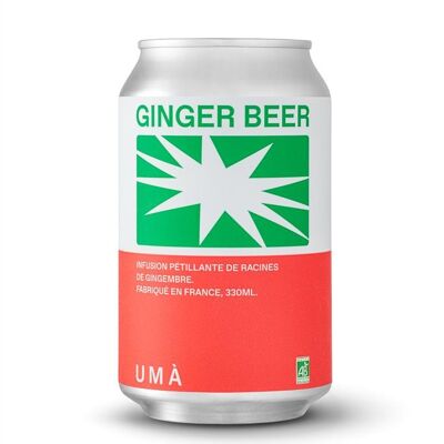 Organic ginger beer - 12x33cl can