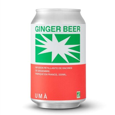 Organic ginger beer - 12x33cl can