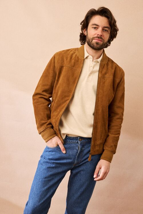 BLOUSON MAC CARAMEL