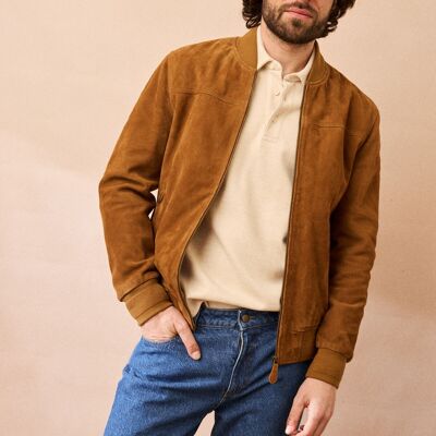 BLOUSON MAC CARAMEL