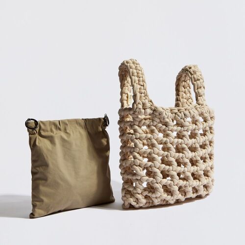 “Thalia” wrist bag with waterproof pouch