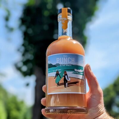 Rum-based punch "A punch at the sea" - 13%