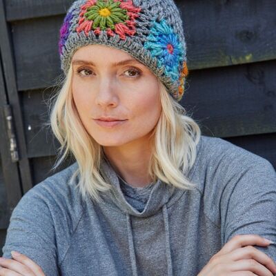 Woodstock Crochet Beanie Bright - One Colour