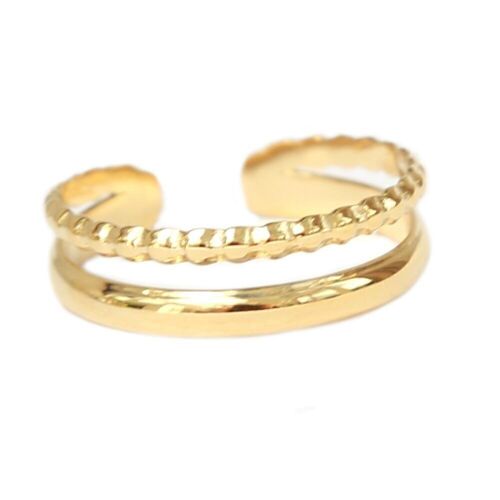 Gold ring dotted line