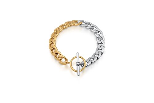 CIMER The Label Armband GAIA - Gold Silber Bicolor