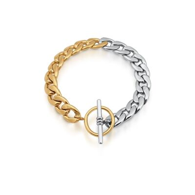 CIMER The Label Armband GAIA - Gold Silber Bicolor