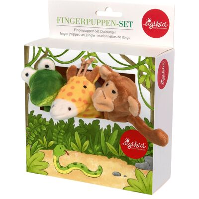 Finger puppet set, jungle