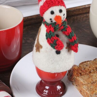 Snowman Egg Cosy - One Colour