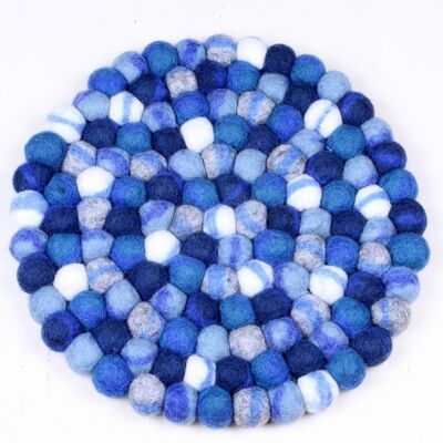 Finisterre Blue Pebble Trivet - One Colour