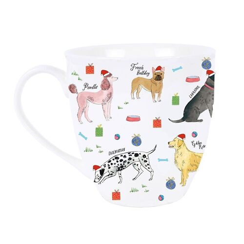 Debonair Dogs Xmas 20oz Mug - 30% Recycled Ceramic