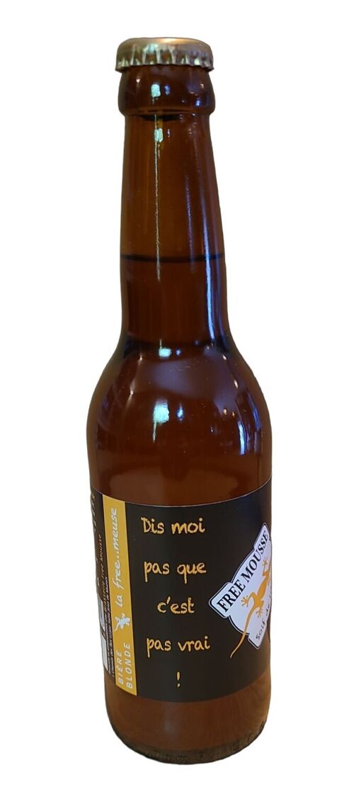 Bière Blonde LA FREE-MEUSE en 33cl ou 75cl 5,6%