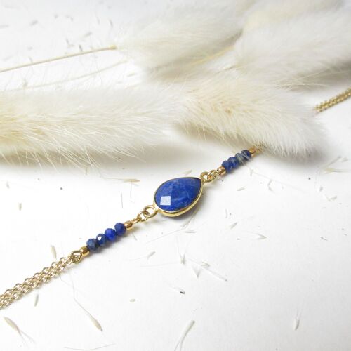 Bracelet goutte Lapis Lazuli