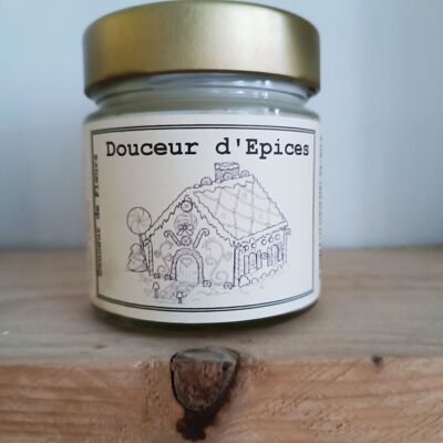 180gr Spicy Sweetness candle, soy and rapeseed waxes