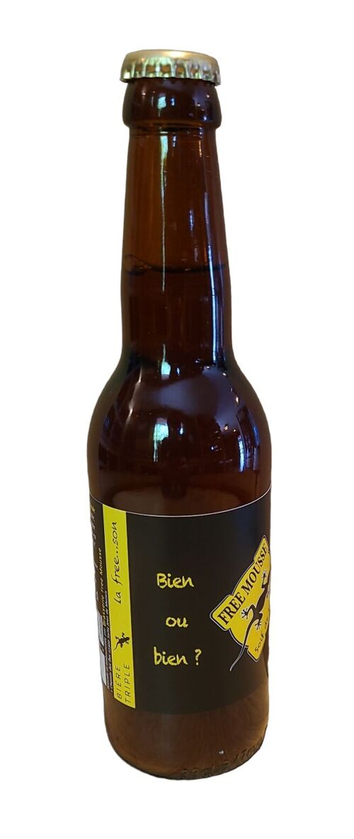 Bière Blonde Triple de fermentation haute La FREE-SON 8 % 33cl ou 75cl
