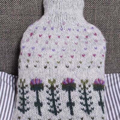 Thistle Hot Water Bottle - One Colour