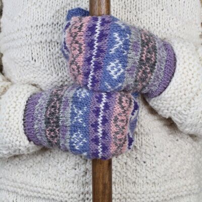 Finisterre Lined Mittens - Jacaranda