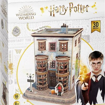 ASMODEE - Puzzle 3D con bacchetta magica di Harry Potter
