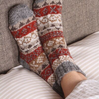 Finisterre Sofa Socks Grey - Grey