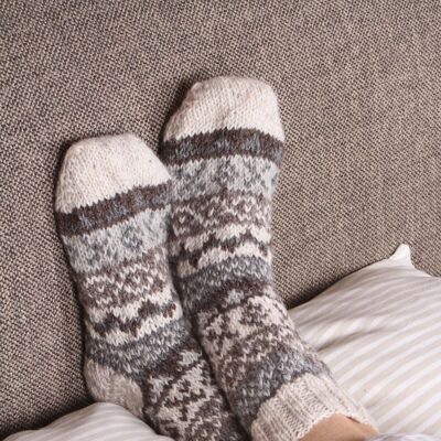 Finisterre Sofa Socks Natural - One Colour