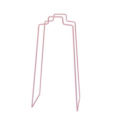 Porta reciclaje TURKU XL rosa claro
