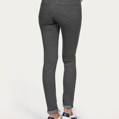 Victoria Gray – Eco-responsible gray slim jeans