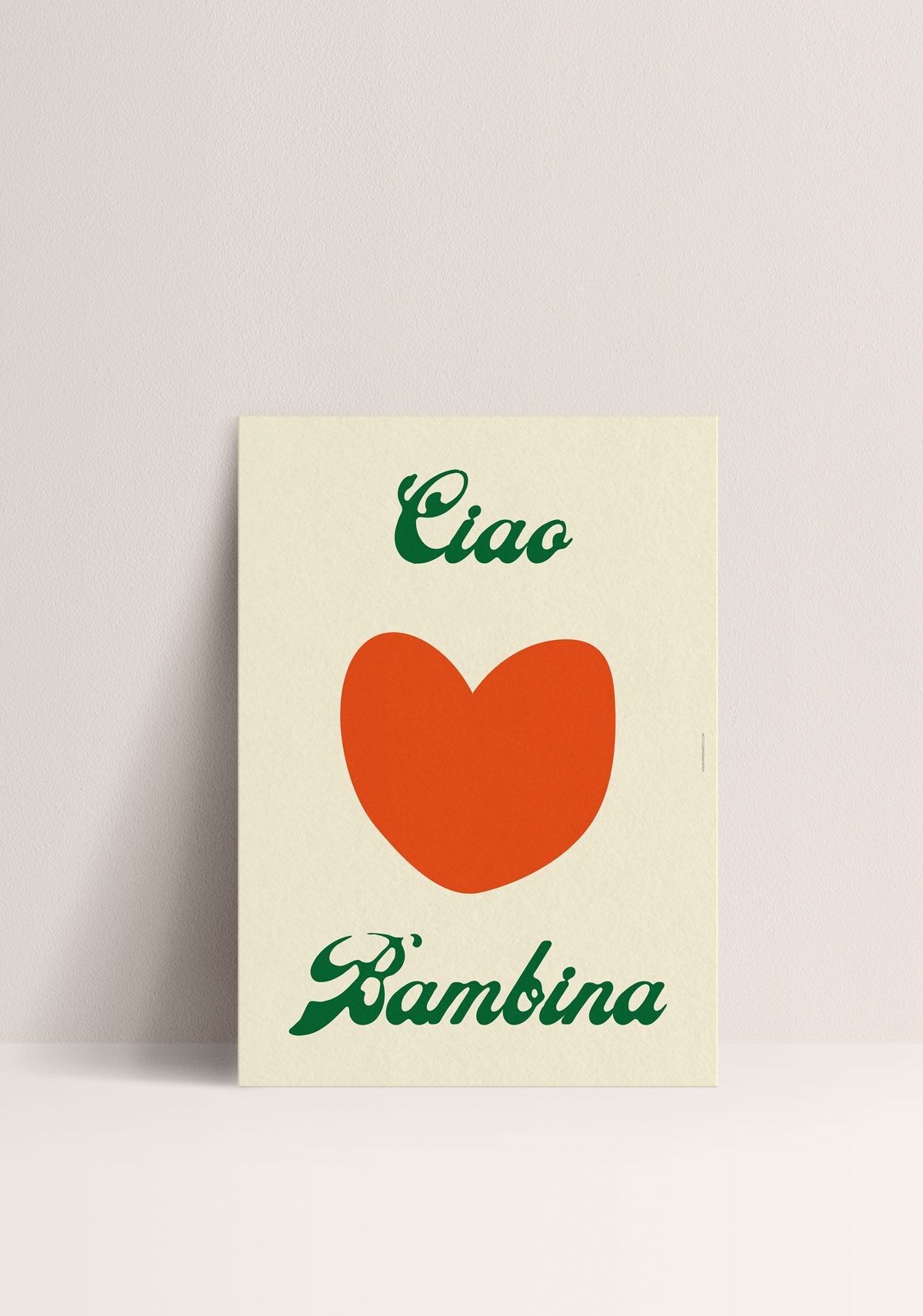 Poster - Ciao Bambina