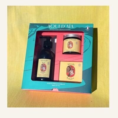 NEW ✨ Tuberose perfume gift box: Body balm, Liquid soap, Solid soap