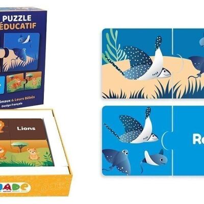 Puzzle Les Animaux et Leurs Bébés