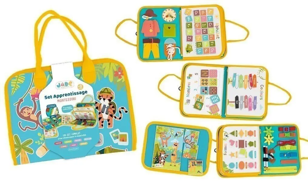 Achat J.A.D.E - Puzzles Forme Animaux Domestiques - 1er Âge - Jeu Educatif - Première Réflexions - 052480 - 6 Pièces - Multicolore - Bois FSC - Design ançais - Jade - À Partir de 18 Mois en gros