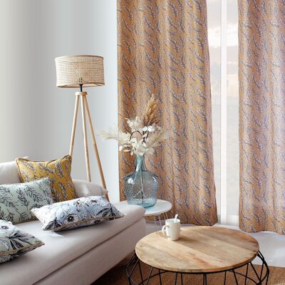 LILY curtain printed OCRE 135 x 240 cm