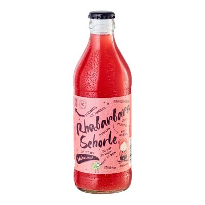 Rhubarb juice spritzer "Rhubarbera" 0.33l