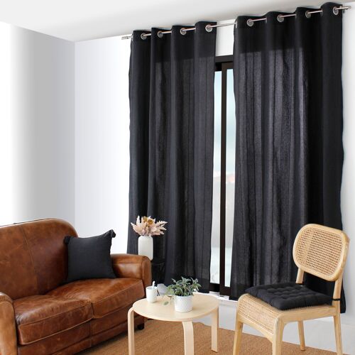 Rideau BOMBAY ANTHRACITE 140 x 240 cm