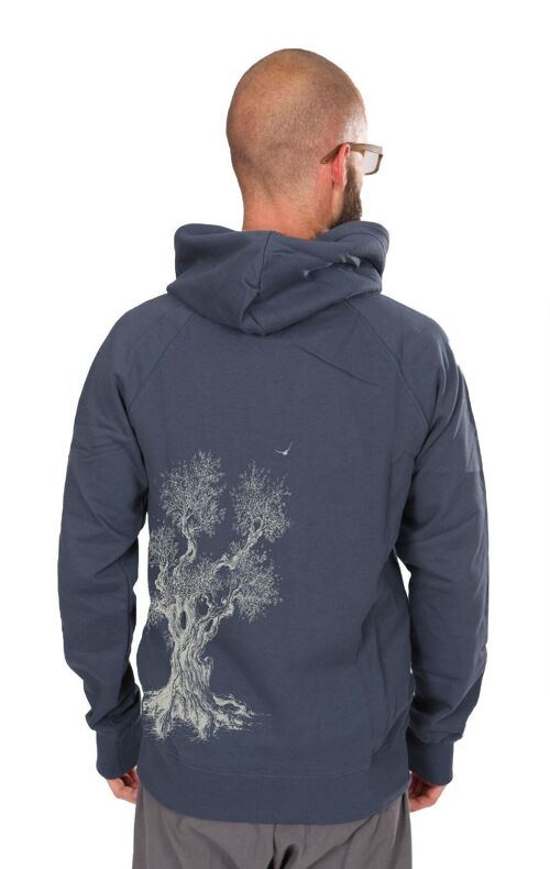 Fairwear Organic Hoodie Unisex Dark Blue Olive Tree