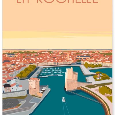 Affiche ville La Rochelle 4