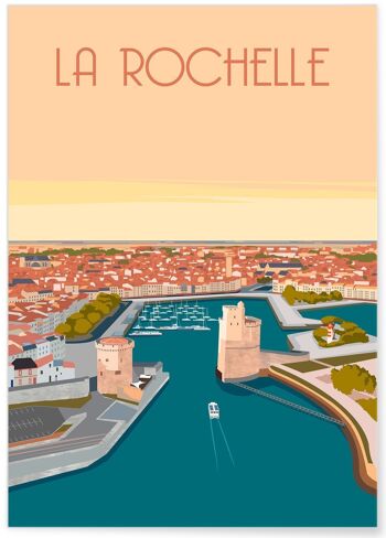 Affiche ville La Rochelle 4 1